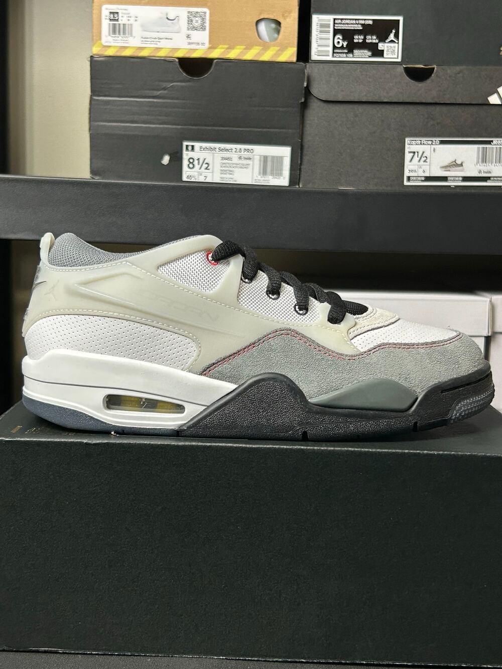 Jordan 4 RM BG PRM White Smoke Grey / $130 Retail! / Size 8.5 (7Y) / Brand New!